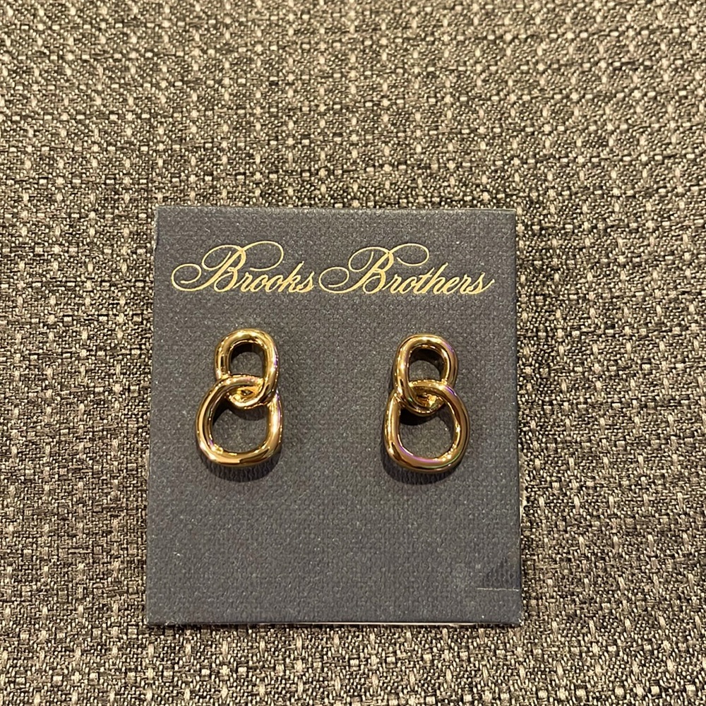 Brooks Brothers Gold Earrings - NWT